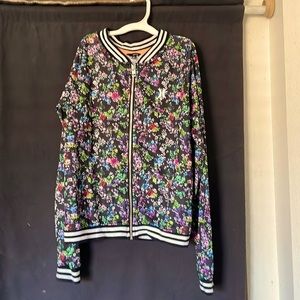 Floral Zip-up Hurley Jacket